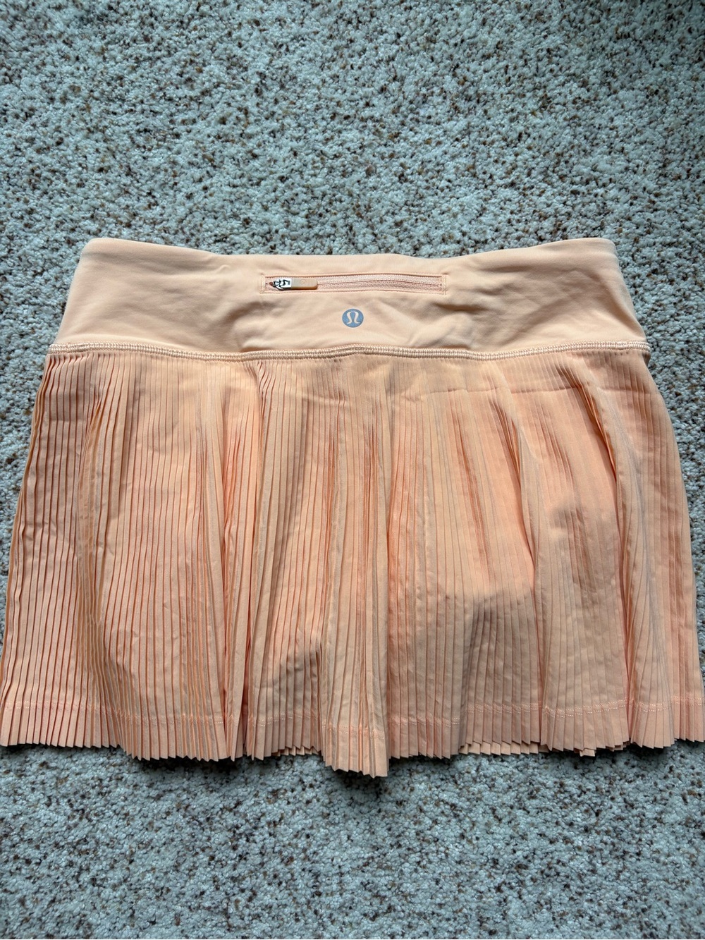 lululemon athletica Peach Pleated Skater Skirt